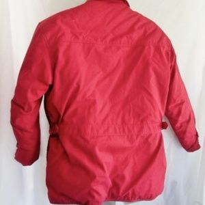 Eddie Bauer Jackets & Coats - EDDIE BAUER Down JACKET Coat RED Leather Eddie Bauer Jackets & Coats - EDDIE BAUER Down JACKET Coat RED Leather